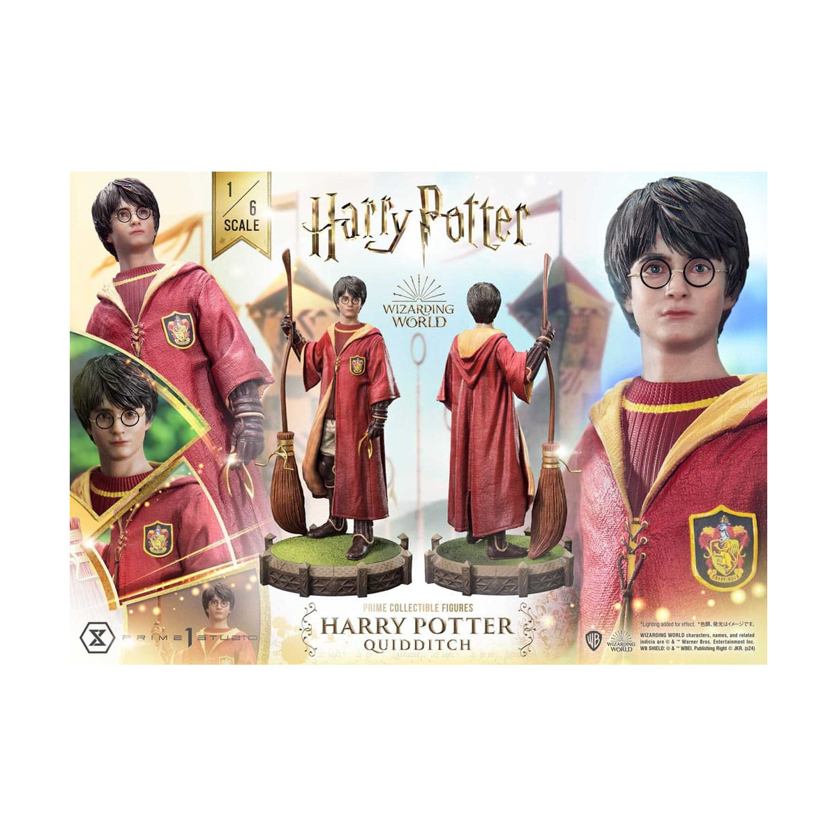 Prime 1 Studio Harry Potter - Prime Collectibles 1/6 Harry Potter Edizione Quidditch