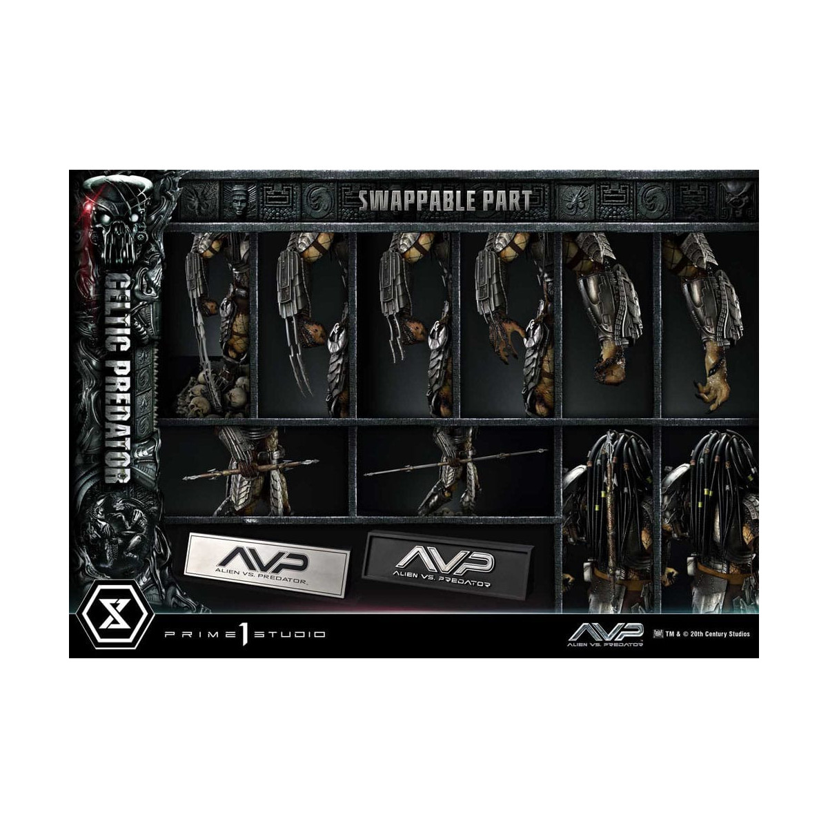 Prime 1 Studio - Alien vs. Predator - Celtic Predator Bonus Ver. Museum Masterline Series 1/3