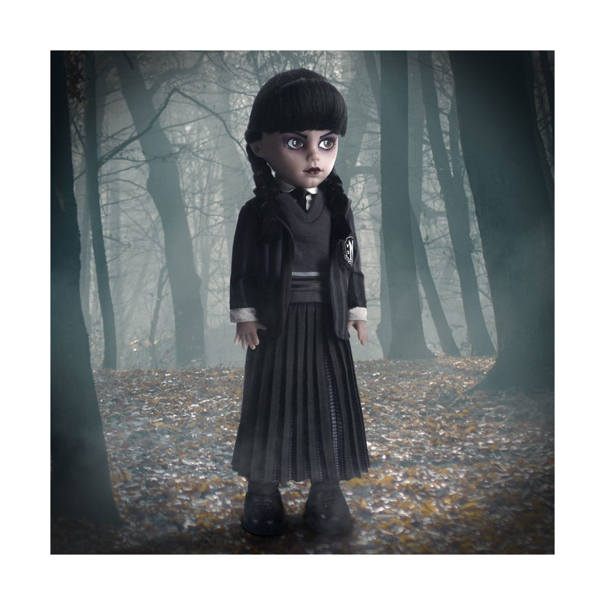 Mezco Living Dead Dolls - Mercoledì Addams Nevermore Academy Uniforme - Mercoledì