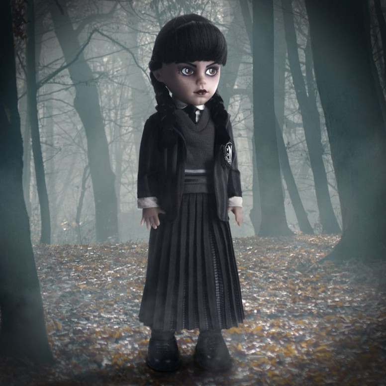 Mezco Living Dead Dolls - Mercoledì Addams Nevermore Academy Uniforme - Mercoledì