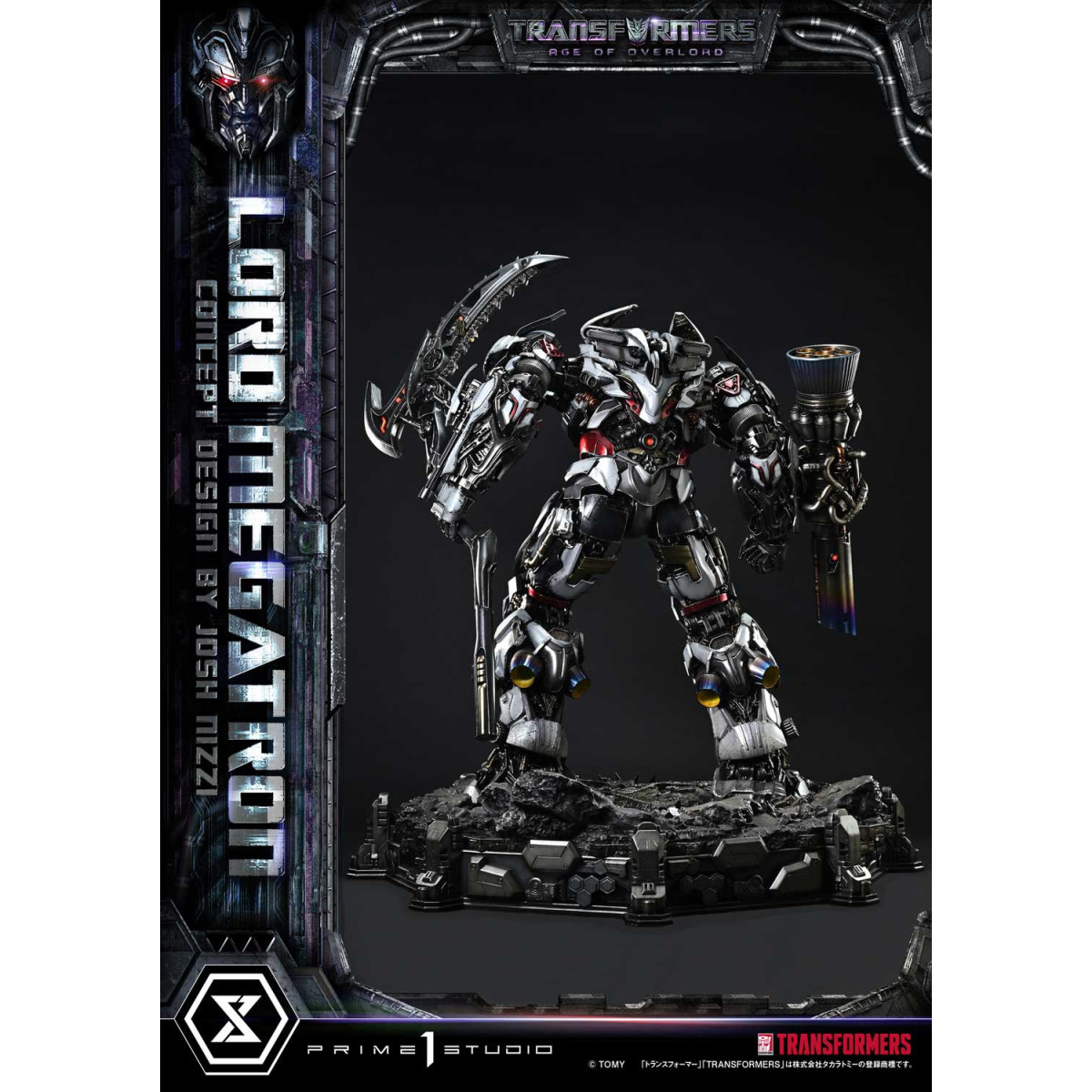 Prime 1 Studio - Versione bonus di Megatron Overlord - Transformers L'era di Overlord