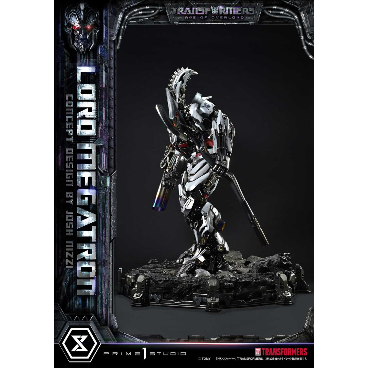 Prime 1 Studio - Versione bonus di Megatron Overlord - Transformers L'era di Overlord