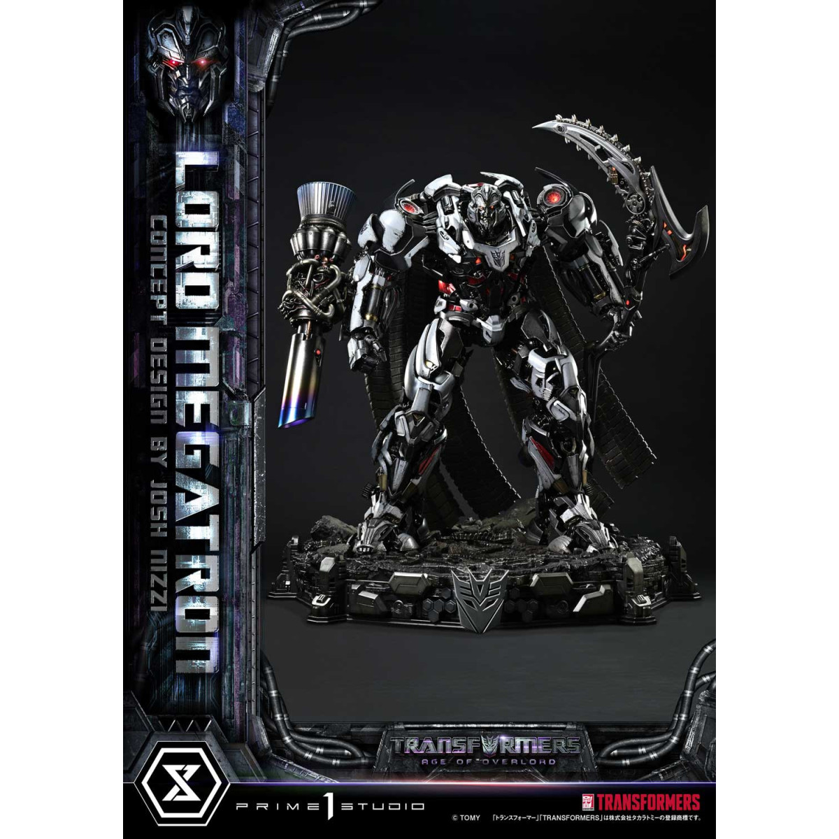 Prime 1 Studio - Versione bonus di Megatron Overlord - Transformers L'era di Overlord
