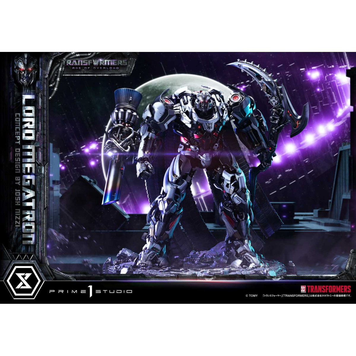 Prime 1 Studio - Versione bonus di Megatron Overlord - Transformers L'era di Overlord