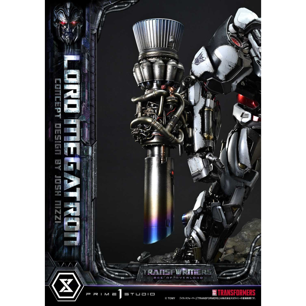 Prime 1 Studio - Versione bonus di Megatron Overlord - Transformers L'era di Overlord
