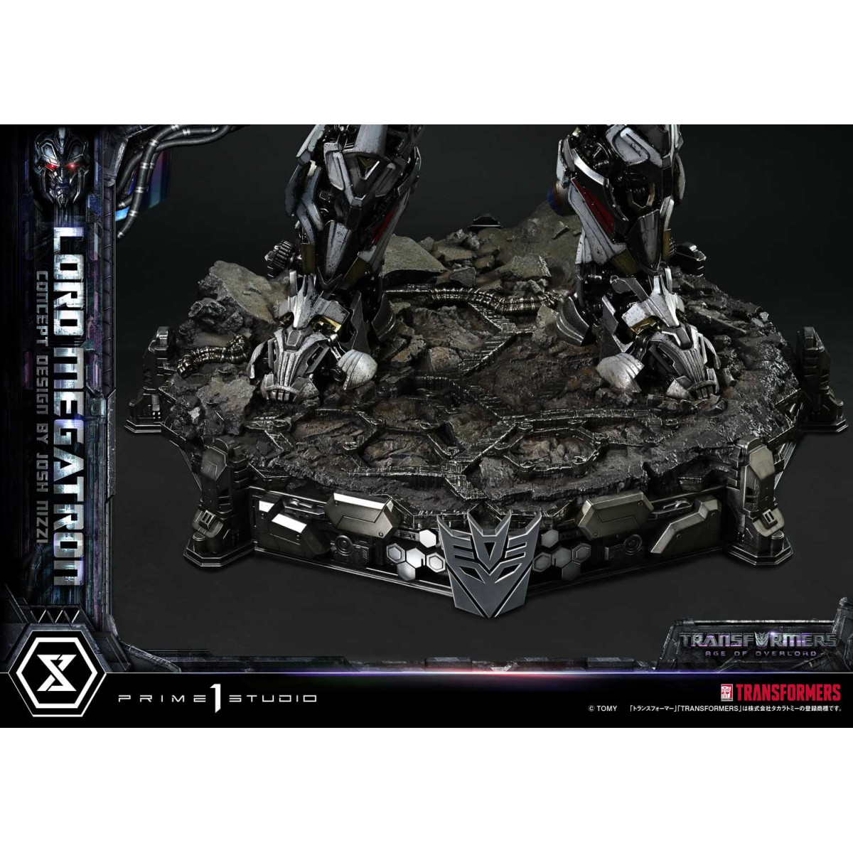 Prime 1 Studio - Versione bonus di Megatron Overlord - Transformers L'era di Overlord