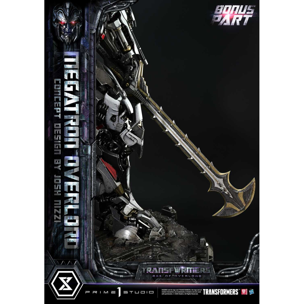 Prime 1 Studio - Versione bonus di Megatron Overlord - Transformers L'era di Overlord