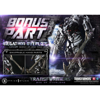 Prime 1 Studio - Versione bonus di Megatron Overlord - Transformers L'era di Overlord