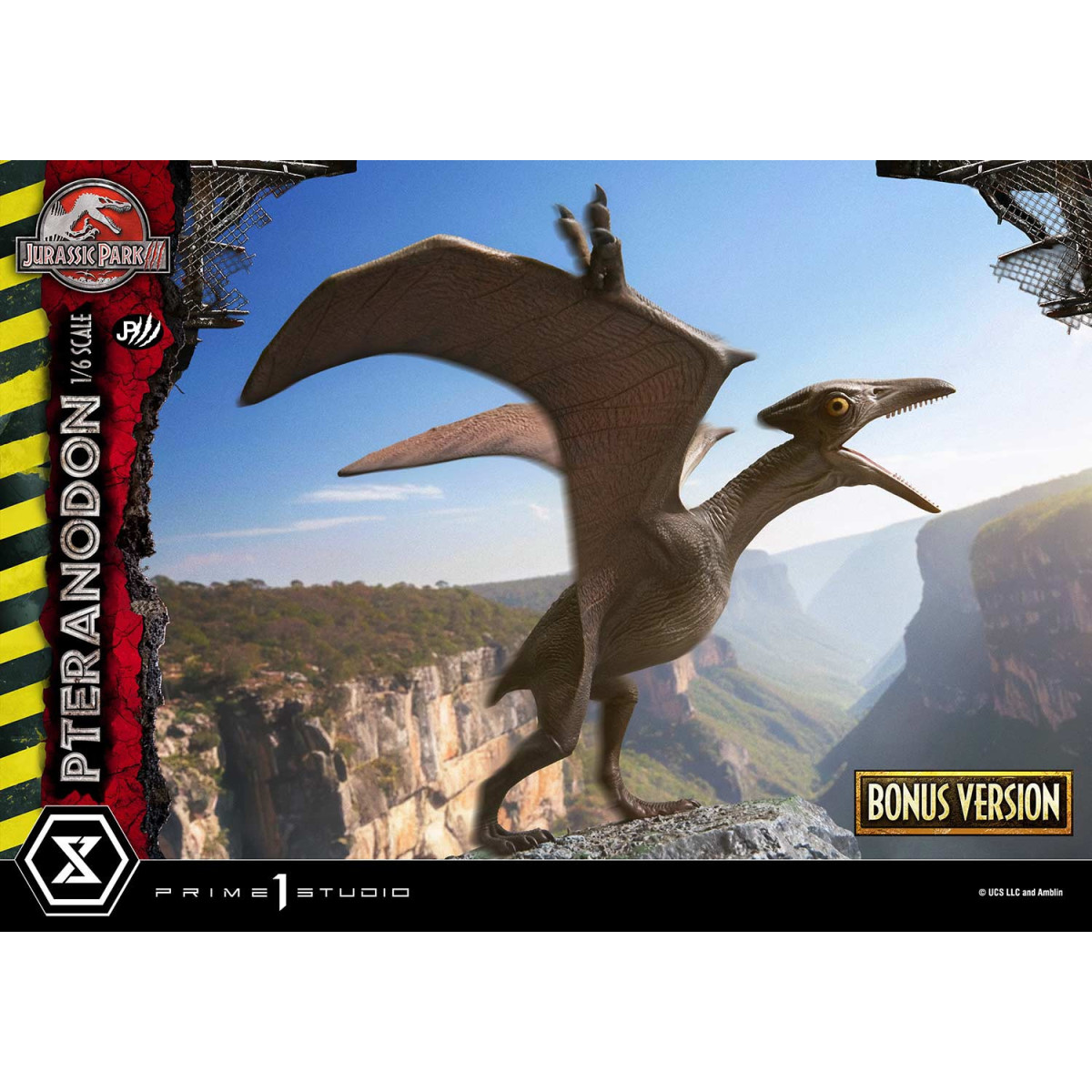 Prime 1 Studio - Jurassic Park III - Pteranodon Versione bonus Legacy Museum Collection 1/6