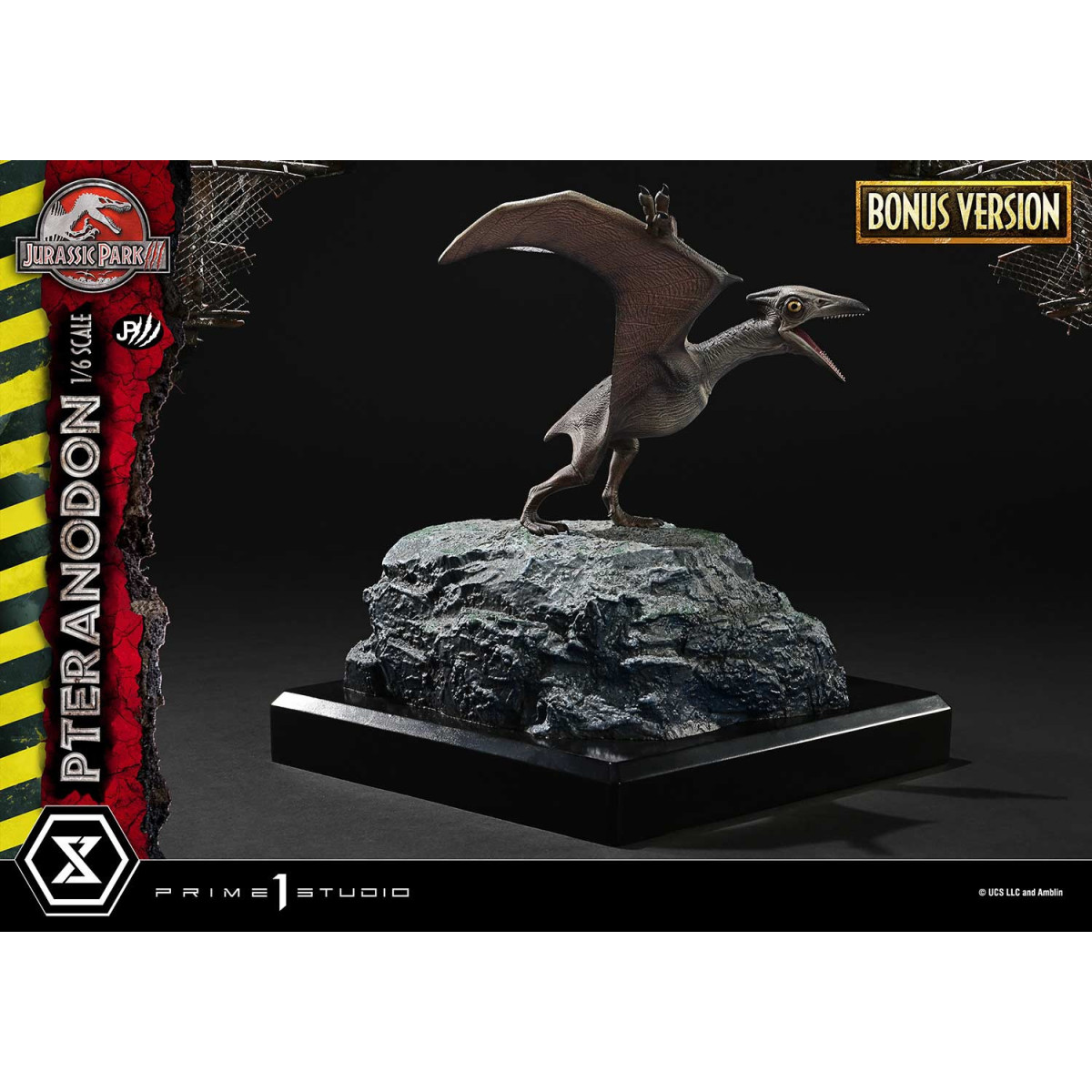 Prime 1 Studio - Jurassic Park III - Pteranodon Versione bonus Legacy Museum Collection 1/6