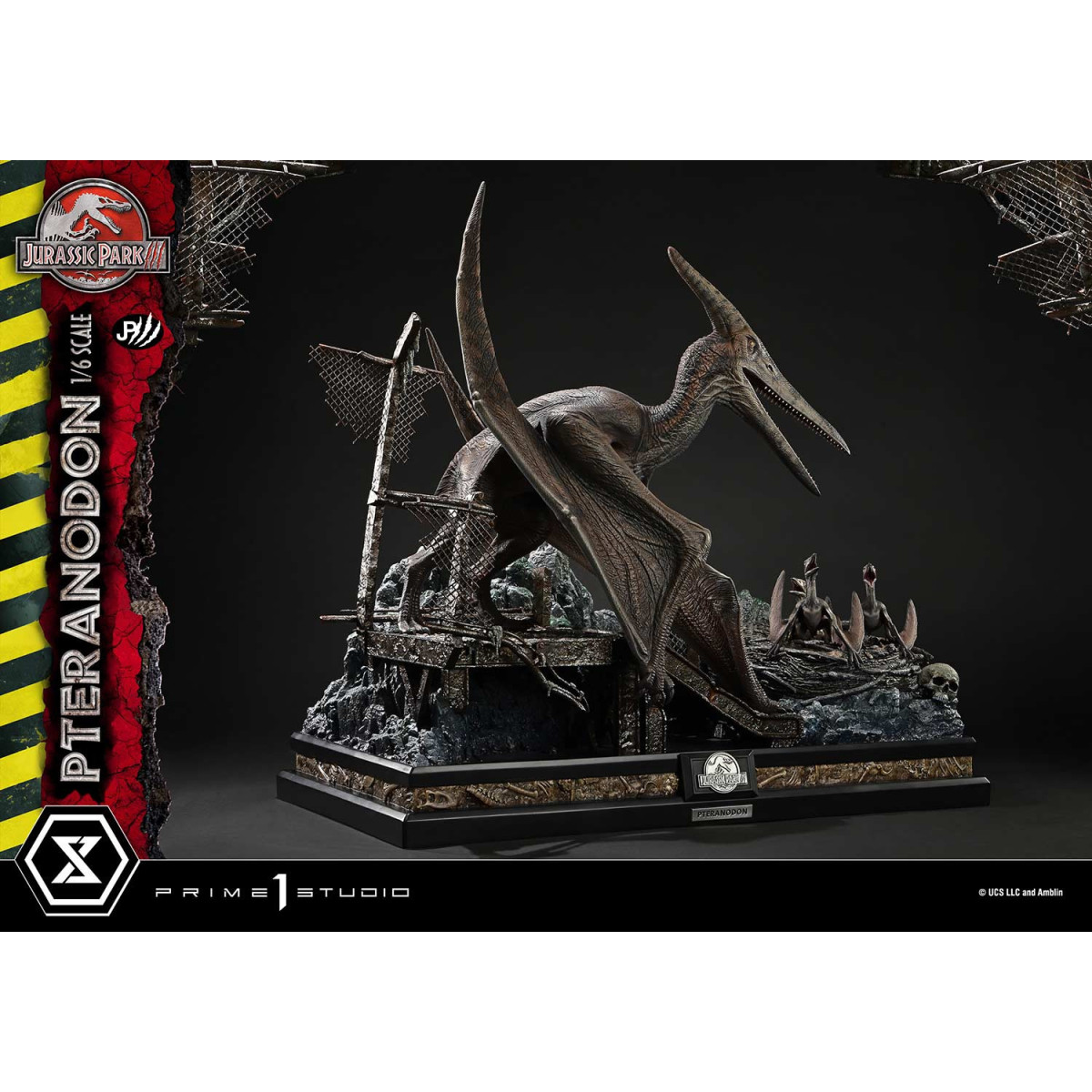 Prime 1 Studio - Jurassic Park III - Pteranodon Versione bonus Legacy Museum Collection 1/6