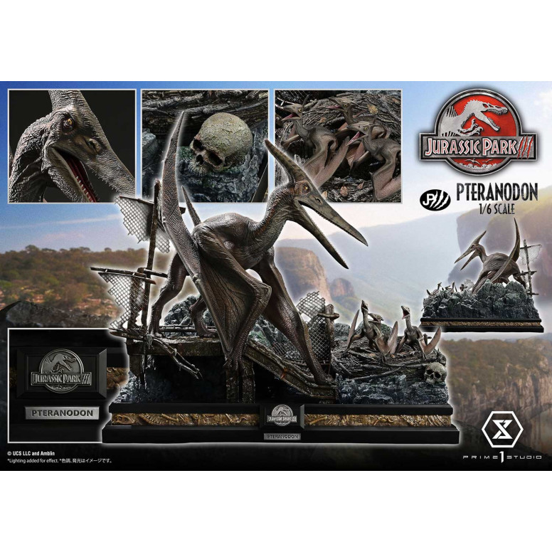 Prime 1 Studio - Jurassic Park III - Pteranodon Versione bonus Legacy Museum Collection 1/6