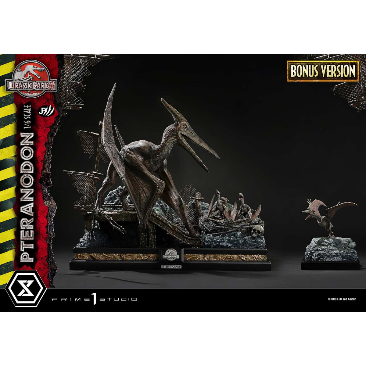 Prime 1 Studio - Jurassic Park III - Pteranodon Versione bonus Legacy Museum Collection 1/6