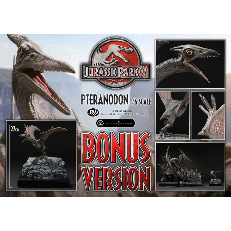 Prime 1 Studio - Jurassic Park III - Pteranodon Versione bonus Legacy Museum Collection 1/6