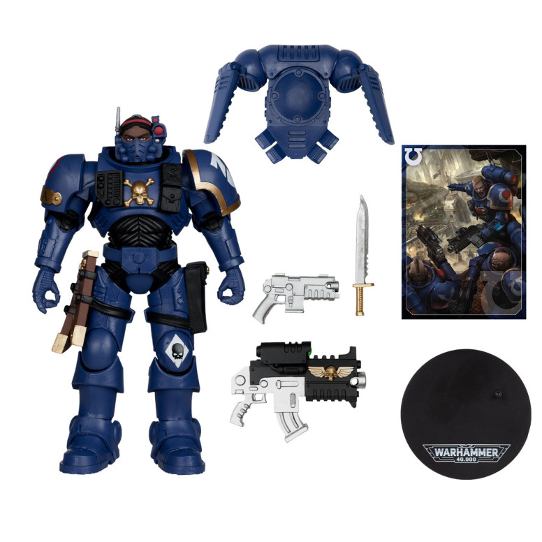 Mc Farlane - Ultramarines Tenente in Armatura Phobos - Warhammer 40K