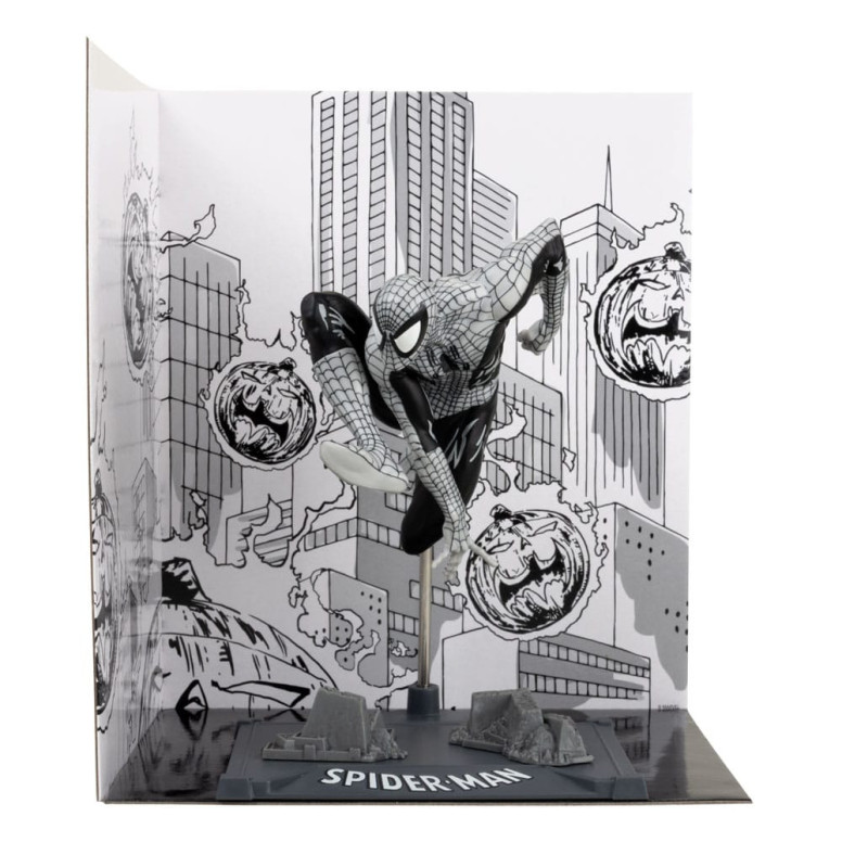 Mc Farlane - Marvel Line Art - Statuetta Spider-Man 6 1/10 Gold Label