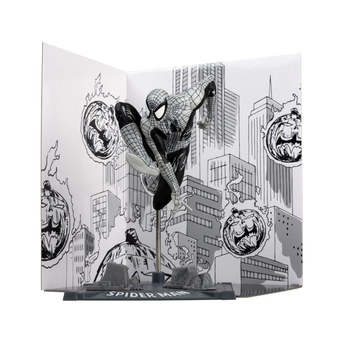 Mc Farlane - Marvel Line Art - Statuetta Spider-Man 6 1/10 Gold Label