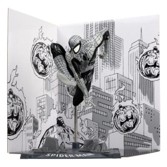 Mc Farlane - Marvel Line Art - Statuetta Spider-Man 6 1/10 Gold Label