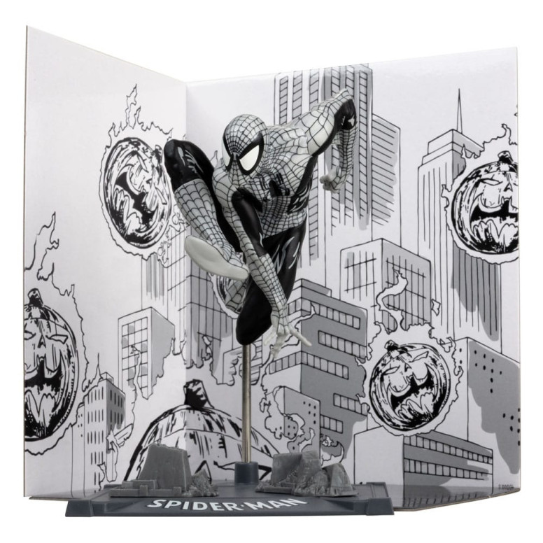 Mc Farlane - Marvel Line Art - Statuetta Spider-Man 6 1/10 Gold Label