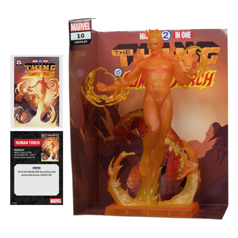 Mc Farlane Marvel La Cosa e la Torcia Umana - Torcia Umana (Marvel 2 in 1 10) 1/6