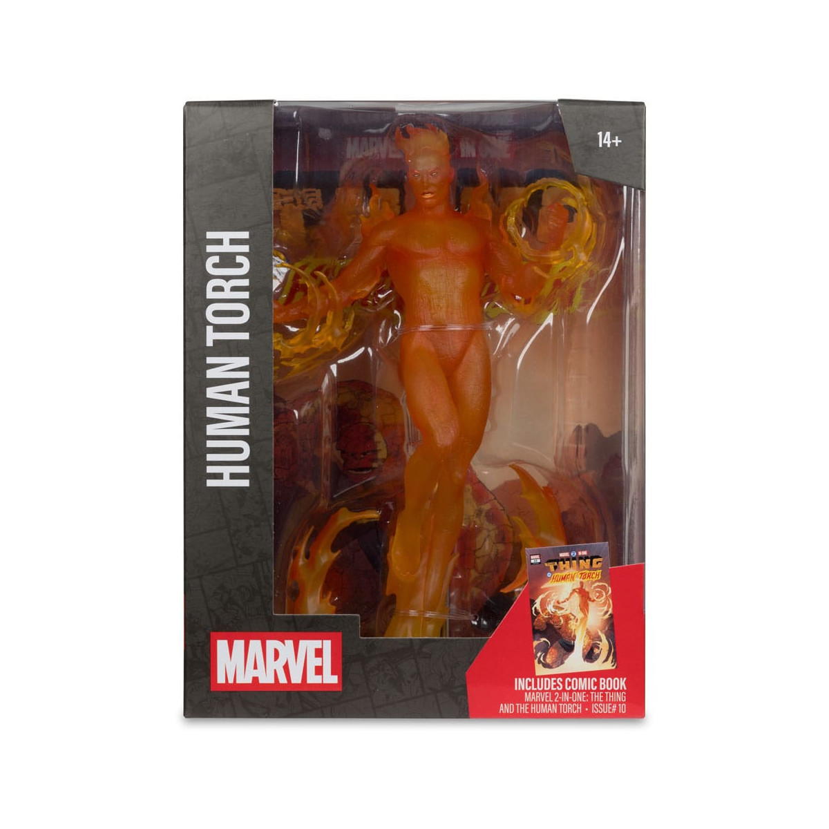 Mc Farlane Marvel La Cosa e la Torcia Umana - Torcia Umana (Marvel 2 in 1 10) 1/6