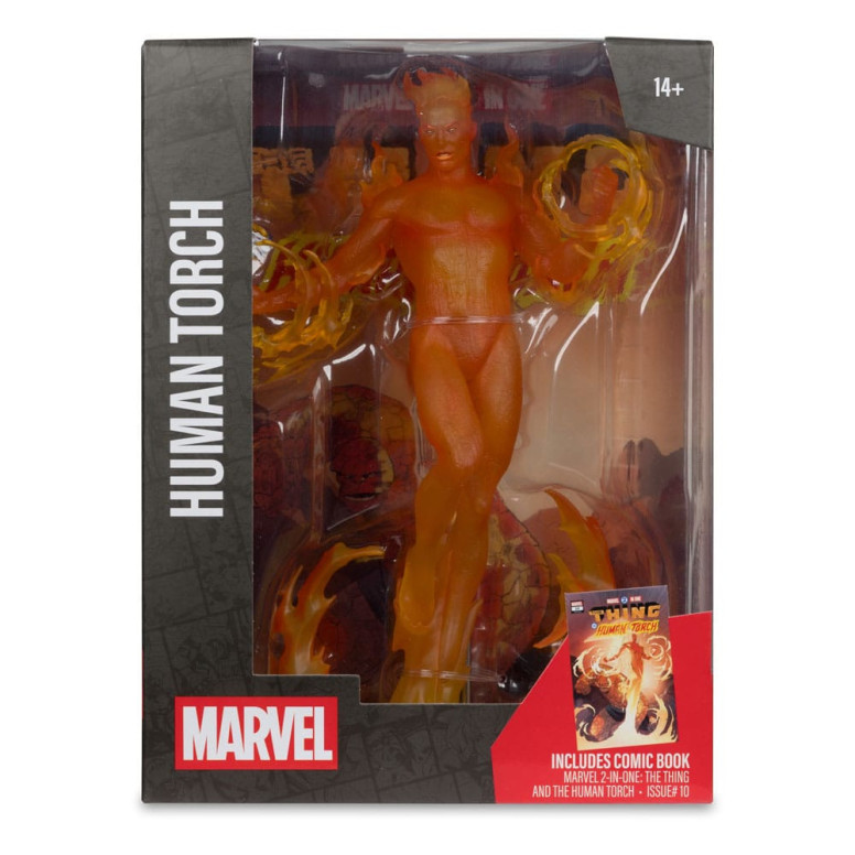 Mc Farlane Marvel La Cosa e la Torcia Umana - Torcia Umana (Marvel 2 in 1 10) 1/6