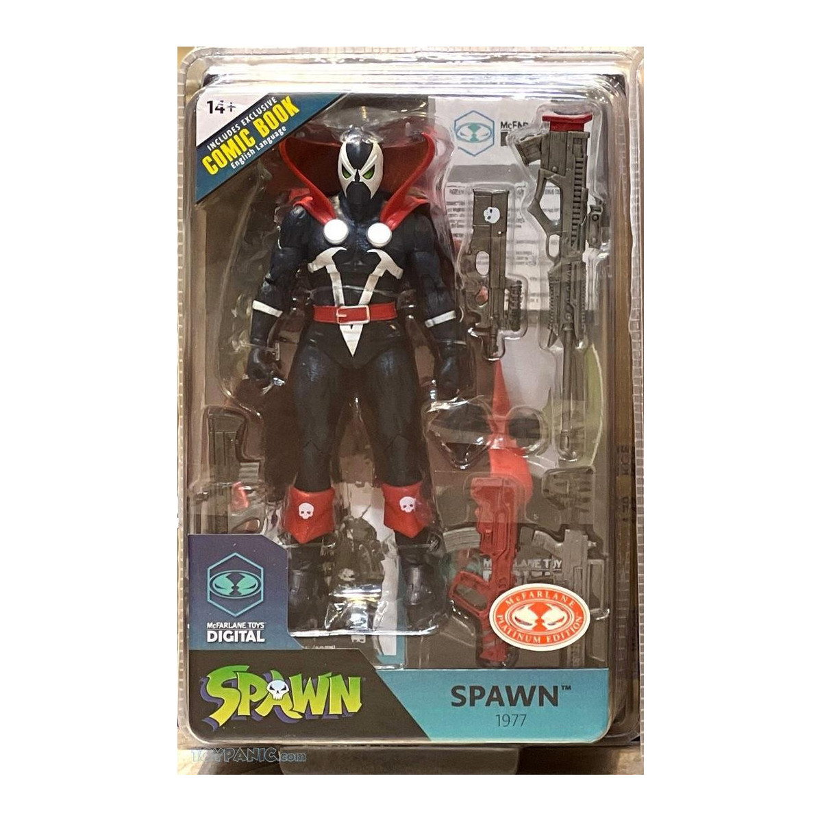 McFarlane Toys Digitale - Spawn 1977 Variante - Edizione rossa di platino