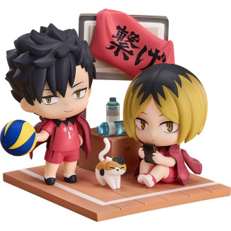 GoodSmile - Qset Tetsuro Kuroo & Kenma Kozume - Confezione 2 figure HAIKYUU ! AL TOP
