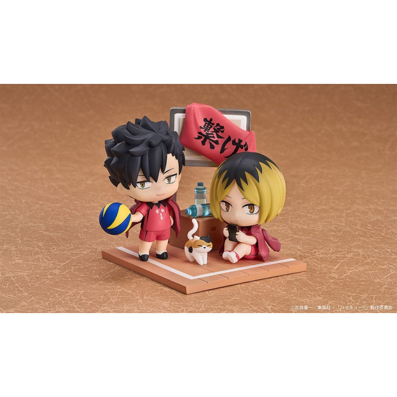 GoodSmile - Qset Tetsuro Kuroo & Kenma Kozume - Confezione 2 figure HAIKYUU ! AL TOP