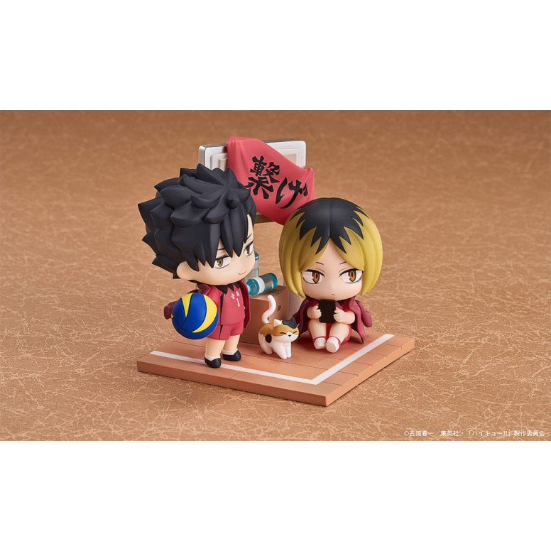 GoodSmile - Qset Tetsuro Kuroo & Kenma Kozume - Confezione 2 figure HAIKYUU ! AL TOP