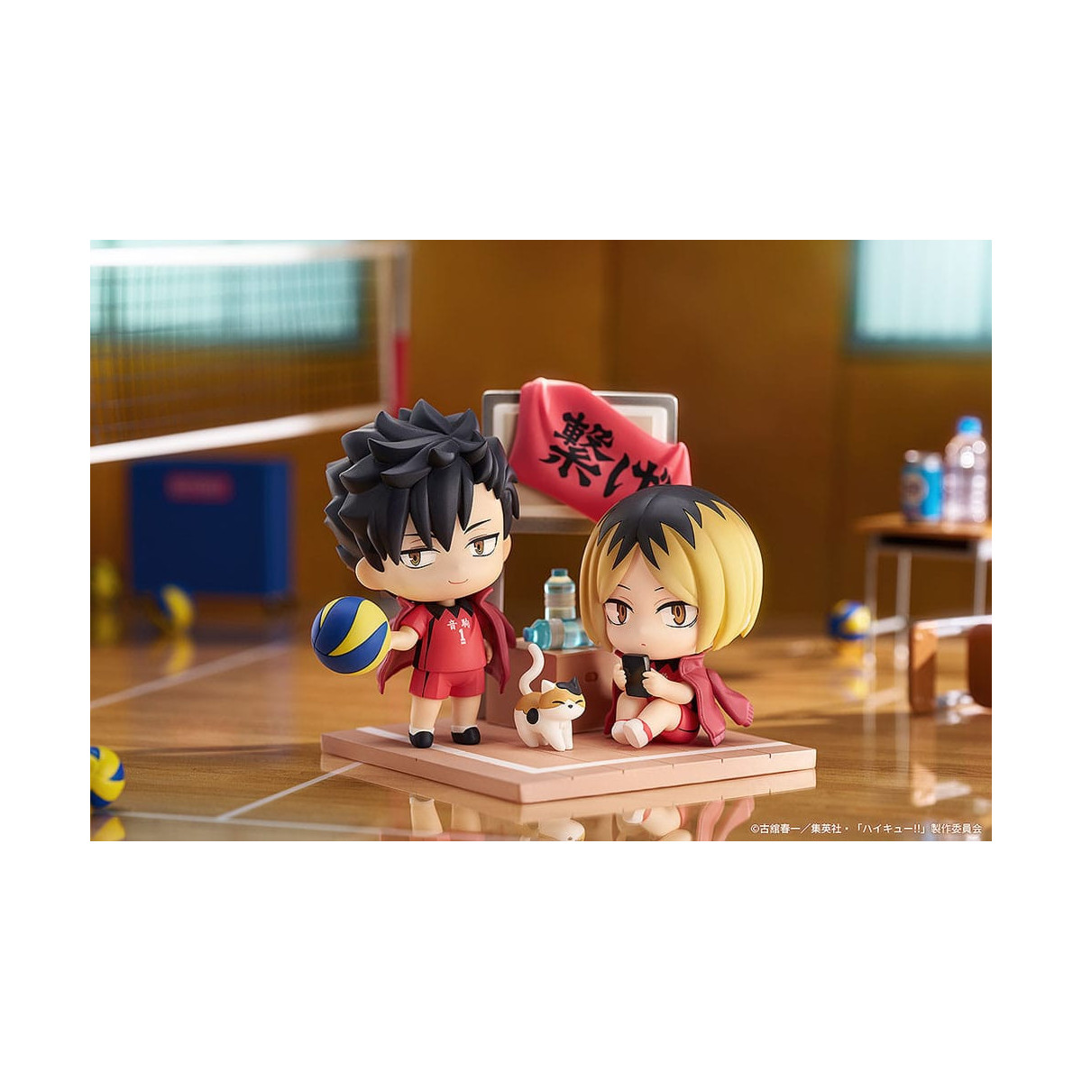 GoodSmile - Qset Tetsuro Kuroo & Kenma Kozume - Confezione 2 figure HAIKYUU ! AL TOP