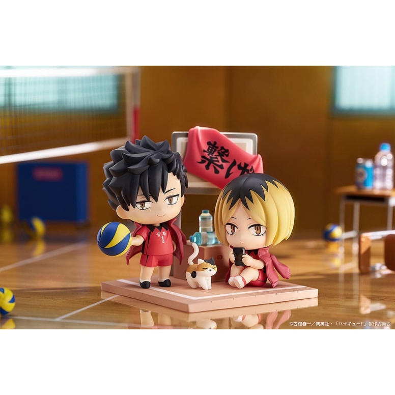 GoodSmile - Qset Tetsuro Kuroo & Kenma Kozume - Confezione 2 figure HAIKYUU ! AL TOP