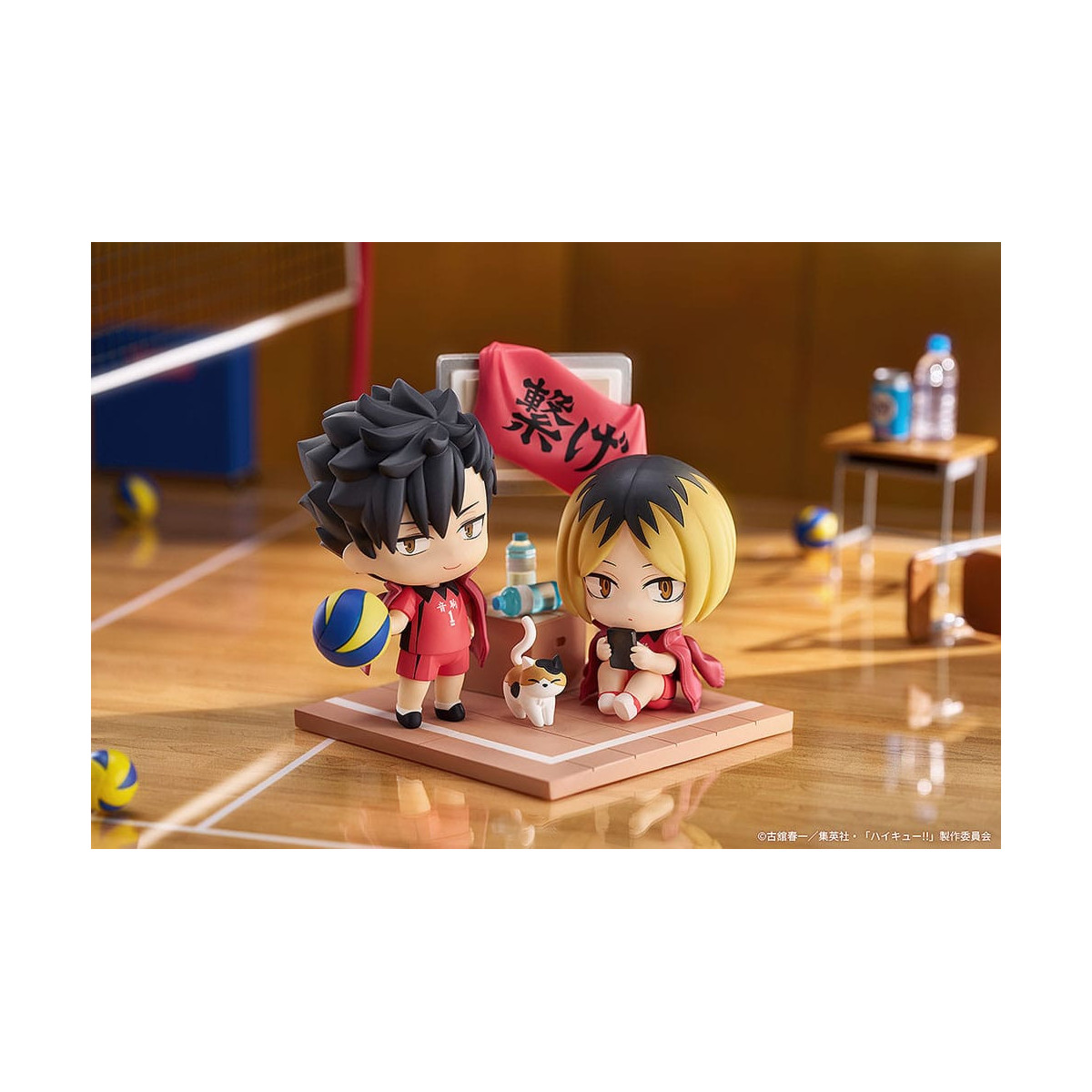 GoodSmile - Qset Tetsuro Kuroo & Kenma Kozume - Confezione 2 figure HAIKYUU ! AL TOP