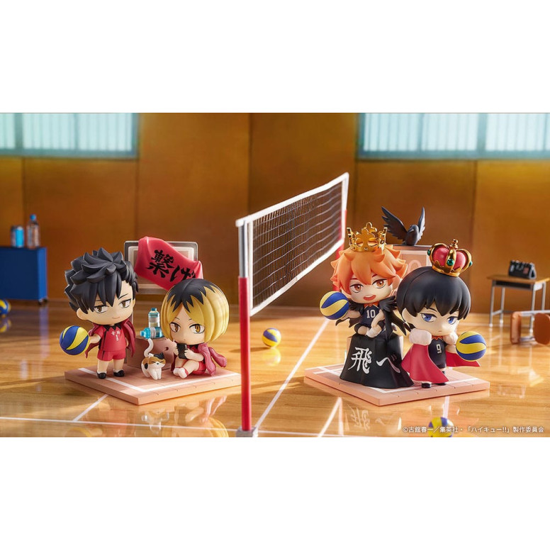 GoodSmile - Qset Tetsuro Kuroo & Kenma Kozume - Confezione 2 figure HAIKYUU ! AL TOP
