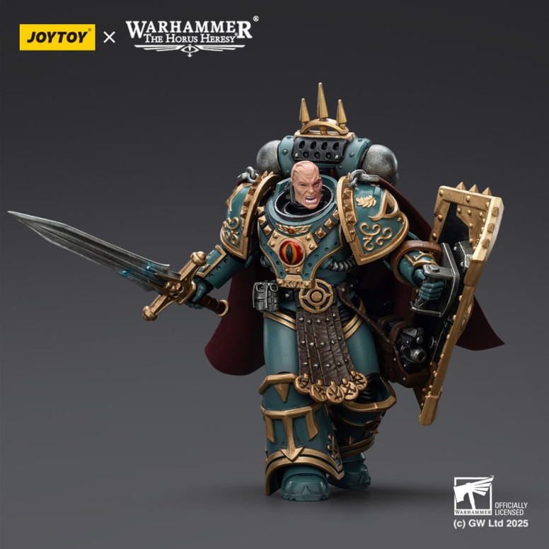 JoyToy Space Marines - Sons of Horus - Piccolo Horus Aximand Capitano della 5° Compagnia 1/18 - L'eresia di Horus