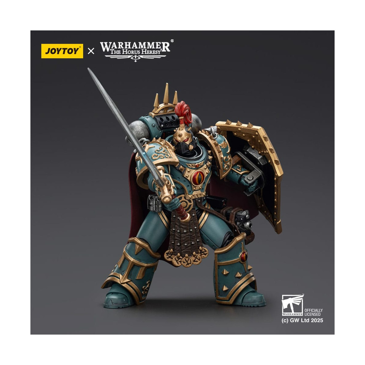 JoyToy Space Marines - Sons of Horus - Piccolo Horus Aximand Capitano della 5° Compagnia 1/18 - L'eresia di Horus