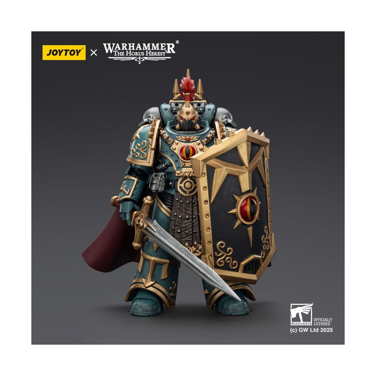 JoyToy Space Marines - Sons of Horus - Piccolo Horus Aximand Capitano della 5° Compagnia 1/18 - L'eresia di Horus