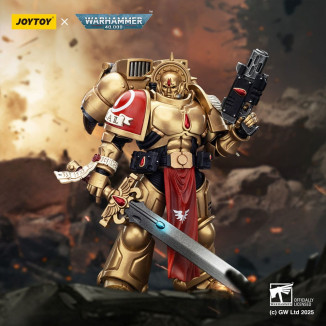 JoyToy Space Marines - Blood Angels - Combat Patrol Blood Angels Guardia Sanguinaria 1 con Pistola Inferno e Lama Encarmine 1/18