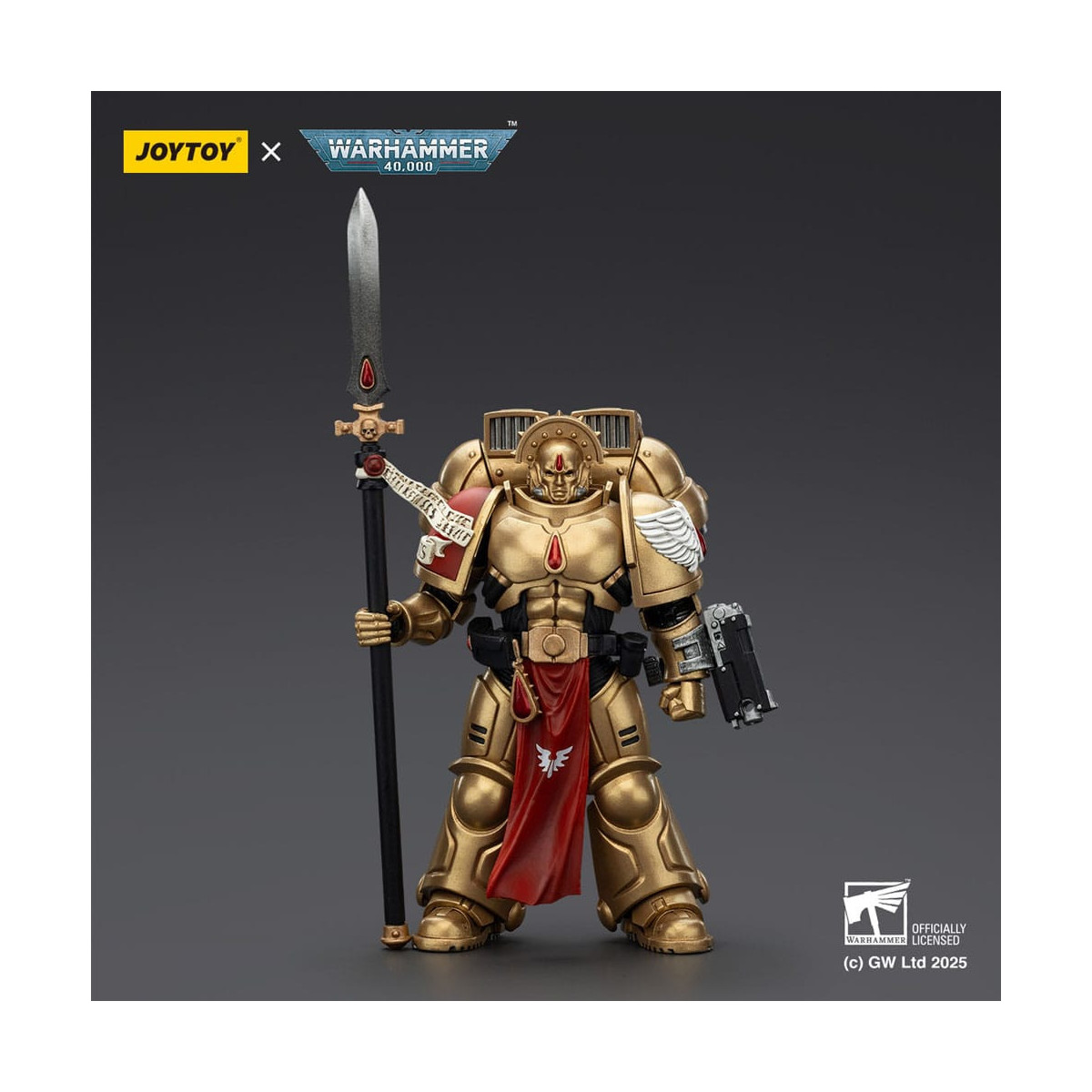 JoyToy Space Marines - Blood Angels - Combat Patrol Blood Angels Guardia Sanguinaria 2 con Angelus Boltgun e Encarmine Spear