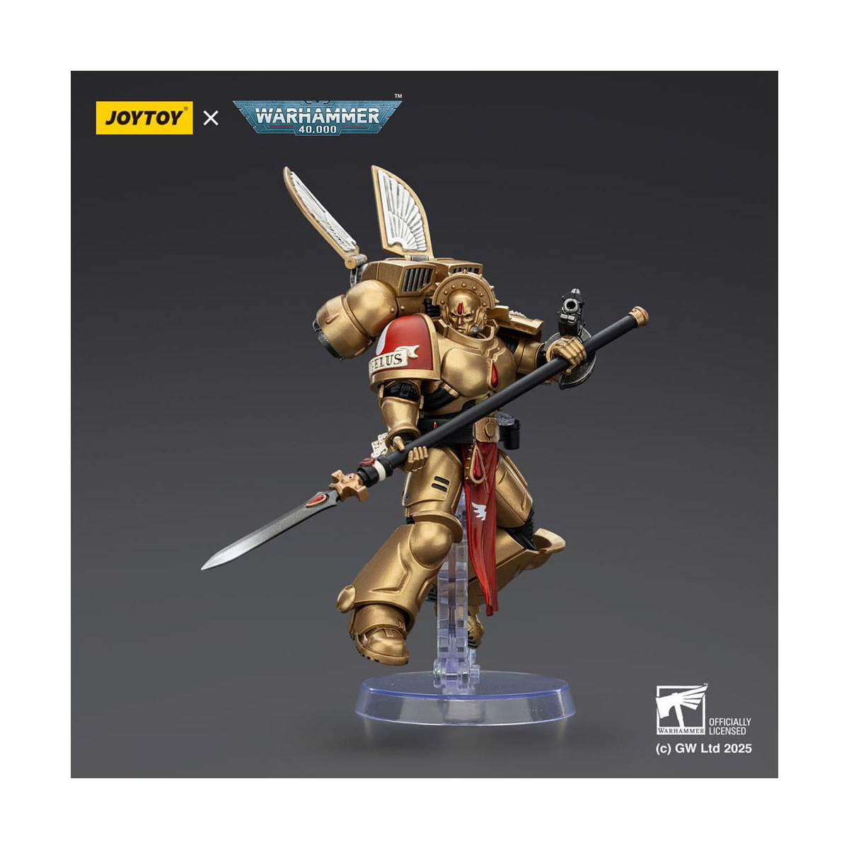 JoyToy Space Marines - Blood Angels - Combat Patrol Blood Angels Guardia Sanguinaria 2 con Angelus Boltgun e Encarmine Spear