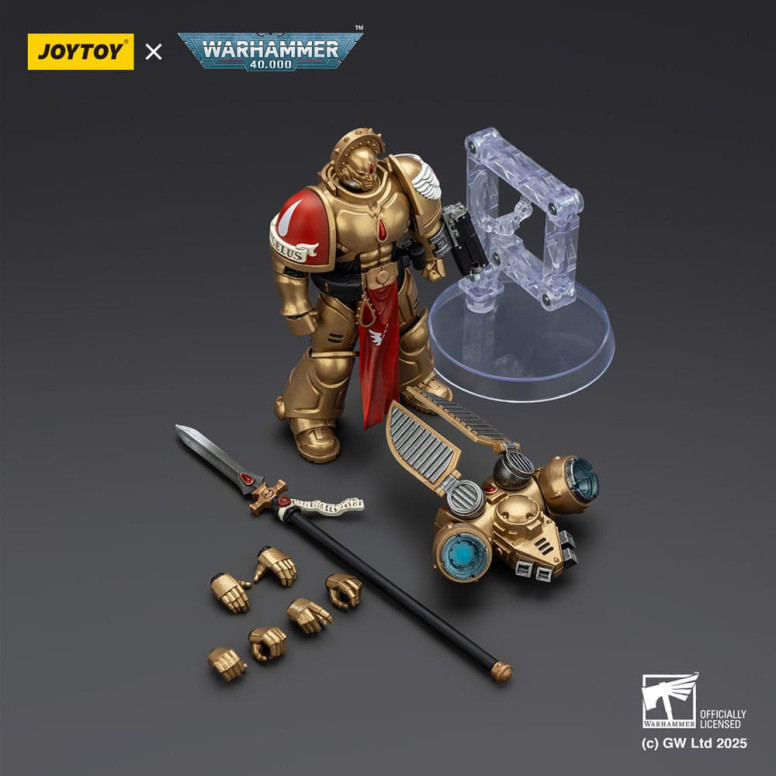 JoyToy Space Marines - Blood Angels - Combat Patrol Blood Angels Guardia Sanguinaria 2 con Angelus Boltgun e Encarmine Spear