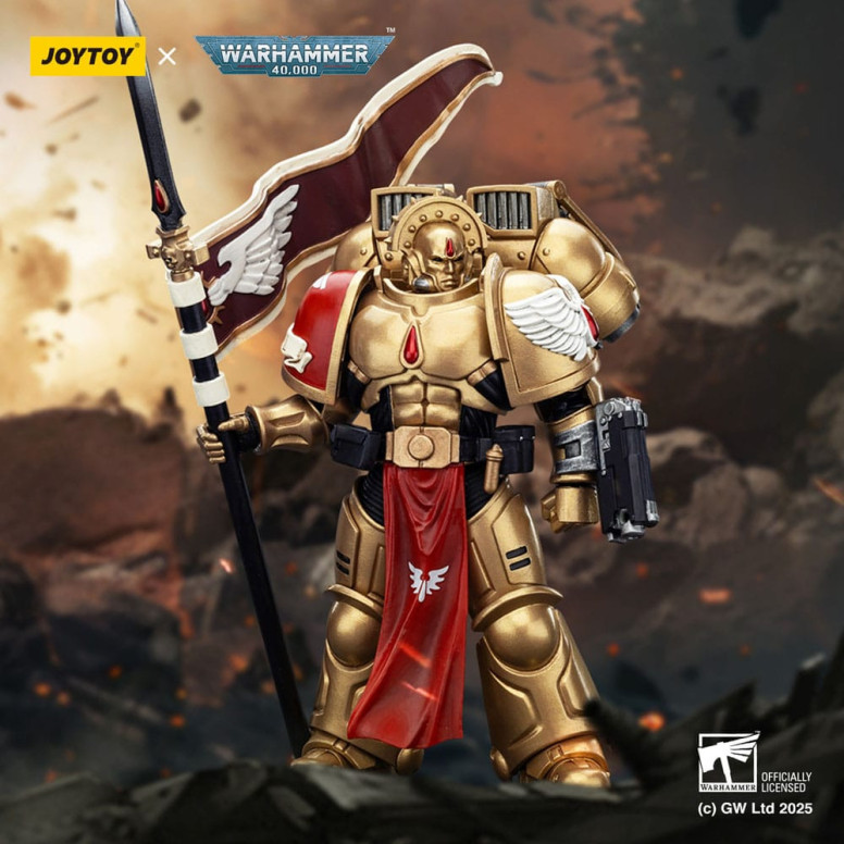 JoyToy Space Marines - Blood Angels - Combat Patrol Blood Angels Guardia Sanguinaria 3 con Angelus Boltgun ed Encarmine
