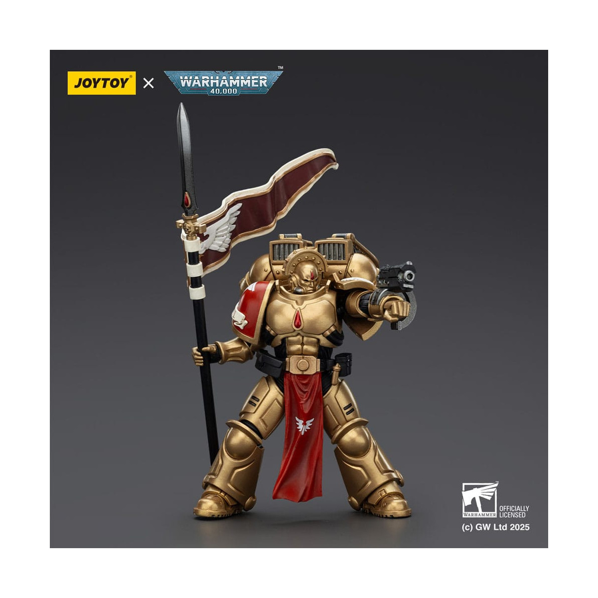 JoyToy Space Marines - Blood Angels - Combat Patrol Blood Angels Guardia Sanguinaria 3 con Angelus Boltgun ed Encarmine