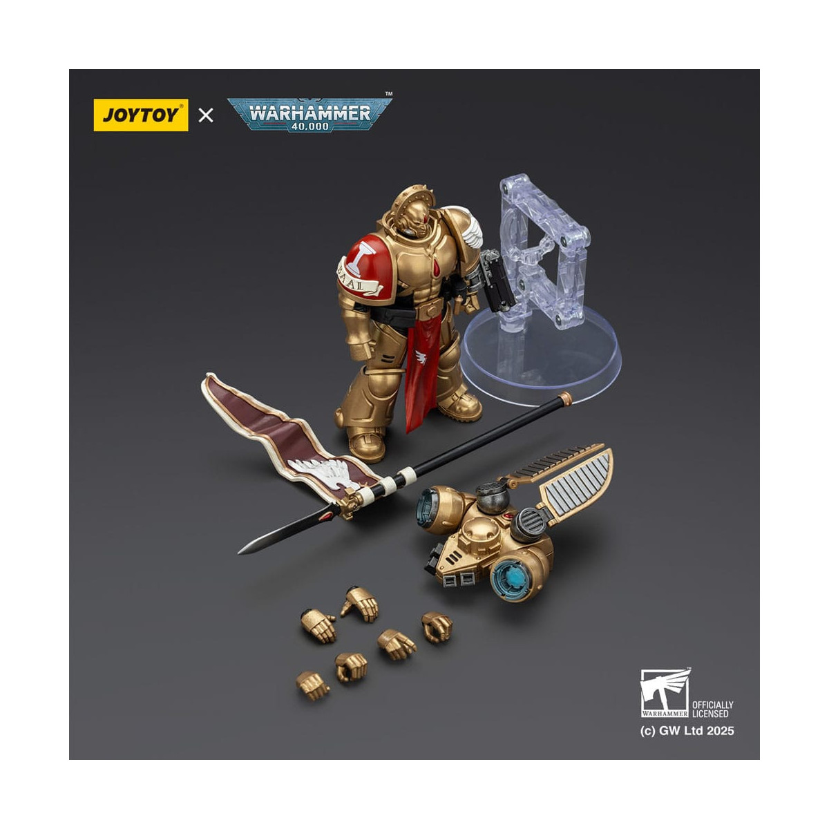 JoyToy Space Marines - Blood Angels - Combat Patrol Blood Angels Guardia Sanguinaria 3 con Angelus Boltgun ed Encarmine