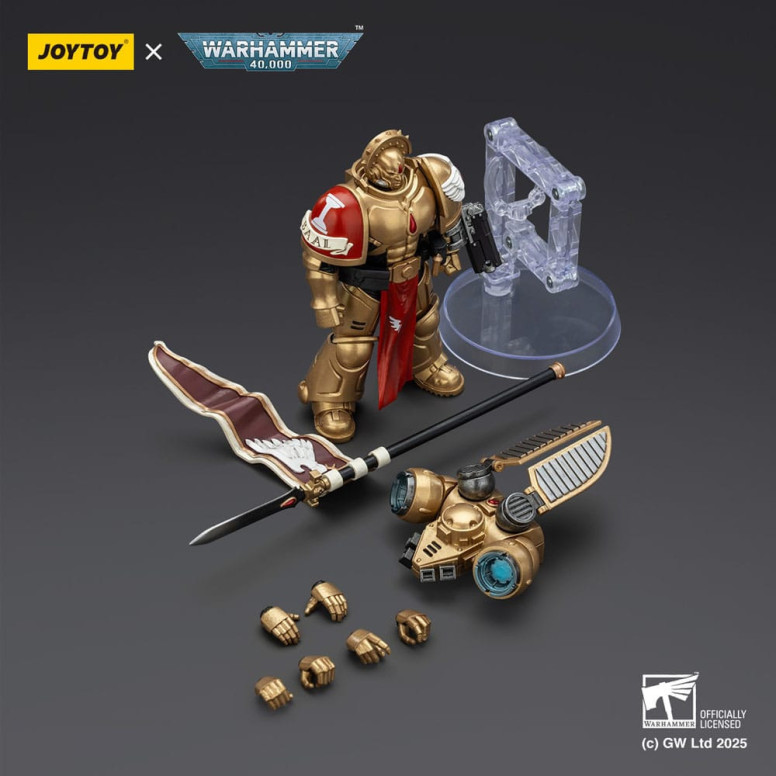 JoyToy Space Marines - Blood Angels - Combat Patrol Blood Angels Guardia Sanguinaria 3 con Angelus Boltgun ed Encarmine