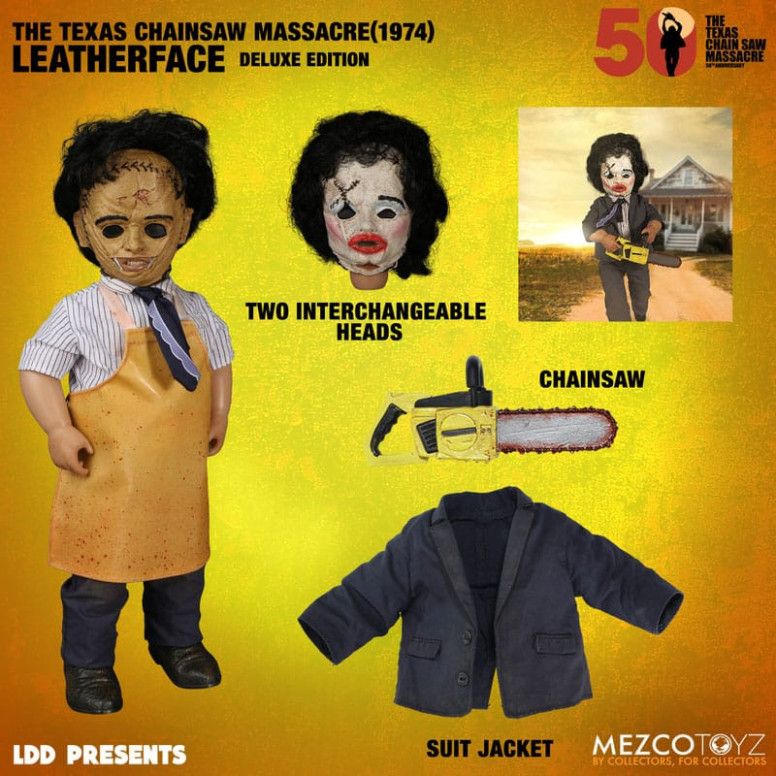 Mezco Living Dead Dolls Il massacro della motosega - Leatherface Edizione Deluxe (1974)