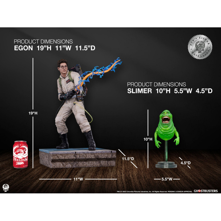 Premium Collectibles Studio PCS - Egon Spengler Argento Esclusivo 1/4 - Ghostbusters - Ghostbusters