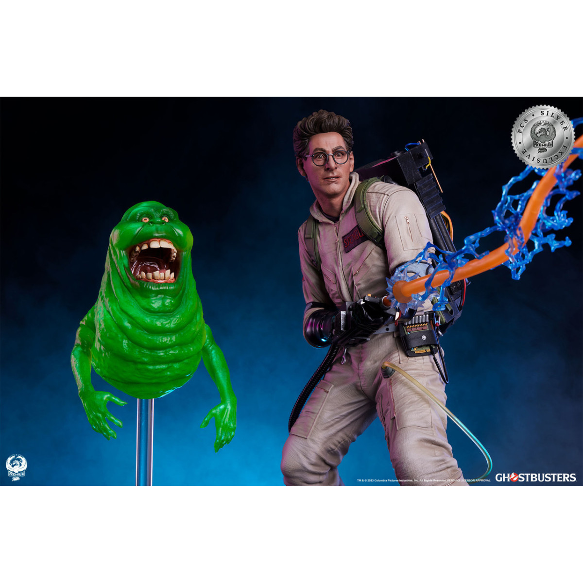 Premium Collectibles Studio PCS - Egon Spengler Argento Esclusivo 1/4 - Ghostbusters - Ghostbusters