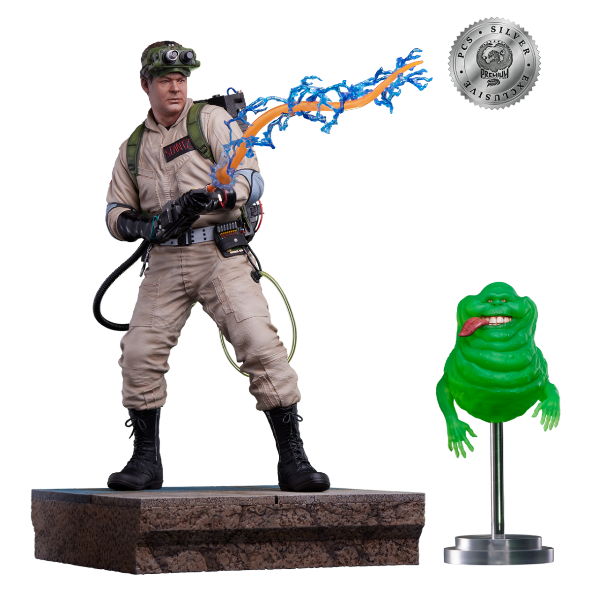 Premium Collectibles Studio PCS - Ray Stantz Argento Esclusivo 1/4 - Ghostbusters - Ghostbusters