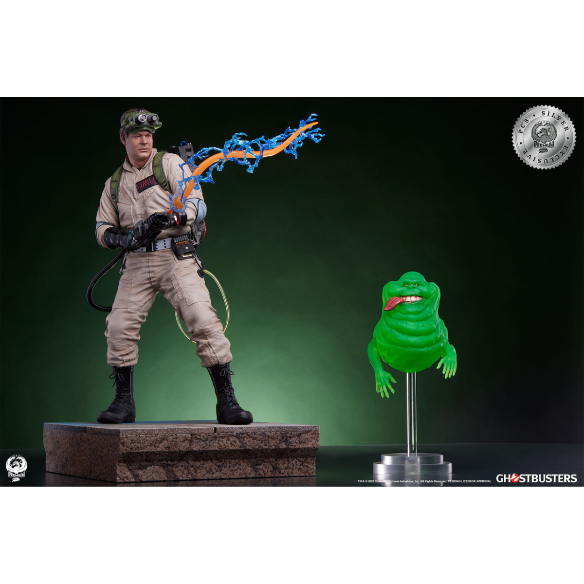 Premium Collectibles Studio PCS - Ray Stantz Argento Esclusivo 1/4 - Ghostbusters - Ghostbusters